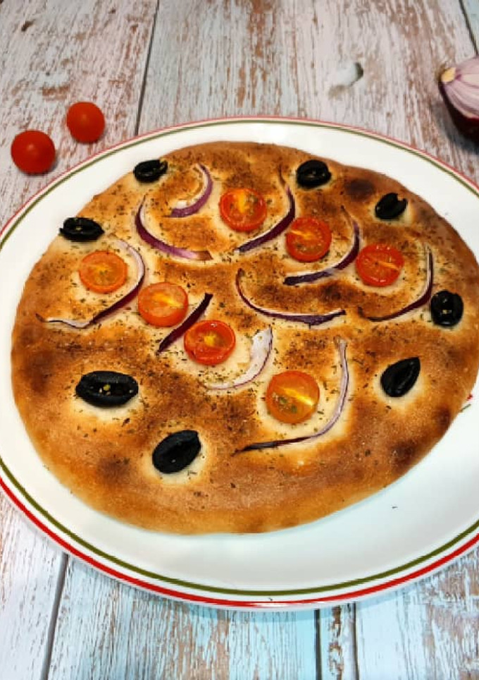 Una foto de Focaccia🍅🧅🇮🇹