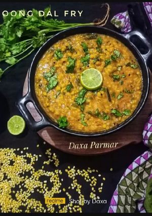 A picture of Yellow Moong Dal Fry.