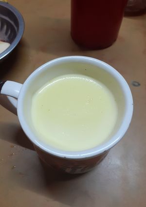 A picture of Herbal Turmeric Milk (Immunity booster).