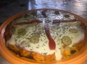 Foto principal de Pizza saludable (Masa de calabaza) keto 🍕