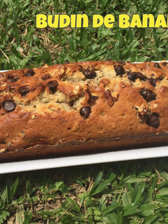 Una foto de Budín de Bananas con nuez y chips de chocolate