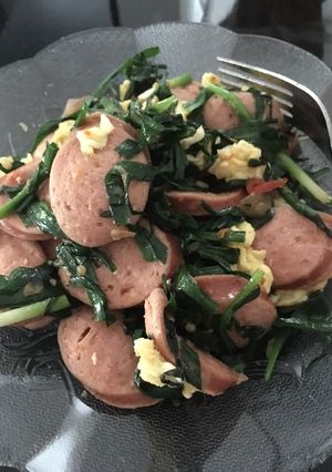 Foto resep Tumis Sosis Kucai Pedas