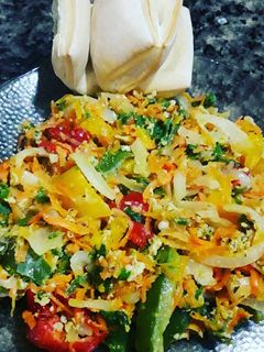 Una foto de Revuelto de vegetales