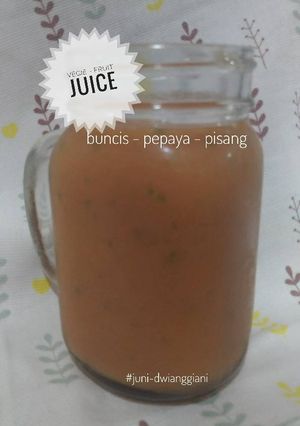 Foto resep Jus BPP : Buncis Pepaya Pisang