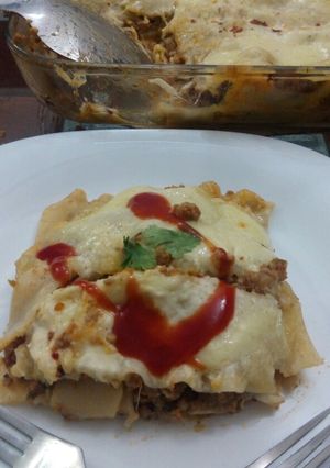 A picture of Lasagna.