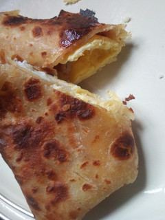 A picture of Chapati -egg roll.