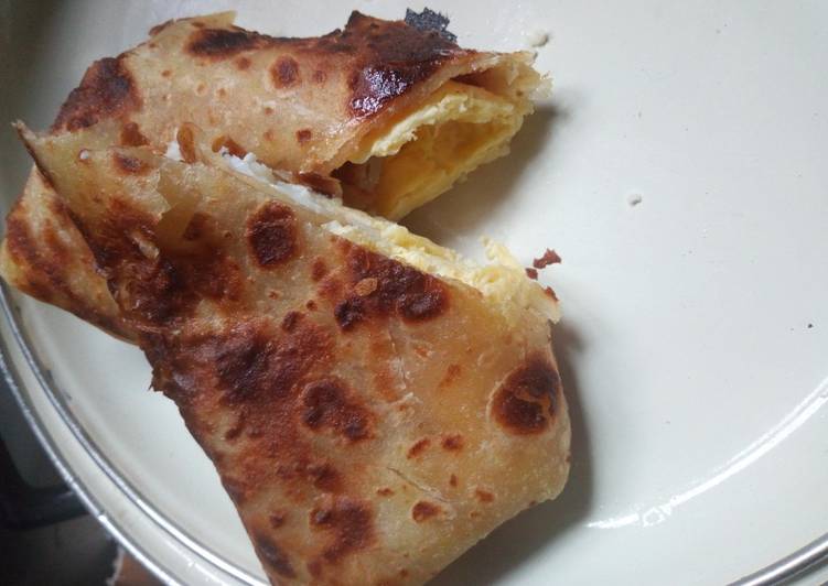 Recipe of Super Quick Homemade Chapati -egg roll