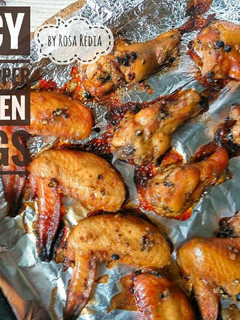 Foto resep Blackpepper Roasted Chicken Wings