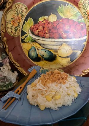 A picture of Sweet Corn Sticky Rice (Xôi Bắp).