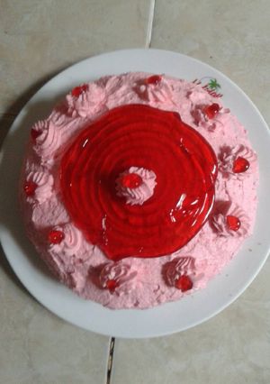 Foto resep Sponge Cake Strawberry
