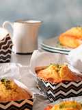 Loaf cakes de tangerina e tomilho