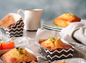 Foto de Loaf cakes de tangerina e tomilho