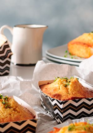 Foto de Loaf cakes de tangerina e tomilho