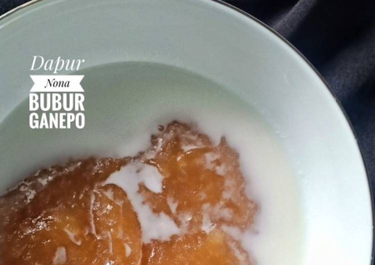 Cara Membuat Bubur ganepo Simpel