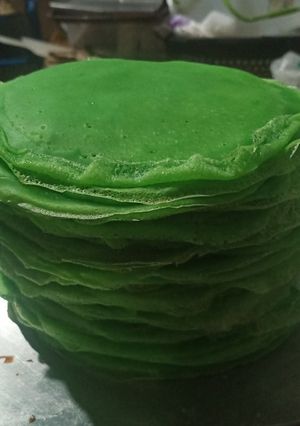 Foto resep Kulit dadar gulung, lembuuuut, tanpa telur