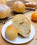 第一次做麵包就上手，無糖橘子蜂蜜麵包