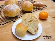 A picture of bread flour sugar snack