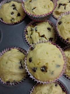 Una foto de Muffins con chispas de chocolate