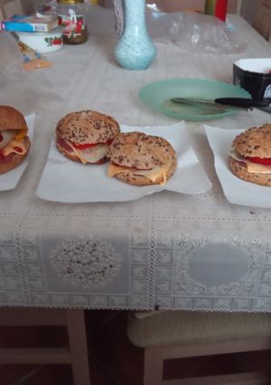 Gyors hamburger 🍔🍔🍔 recept fotója