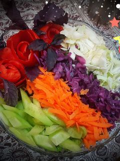 عکسی از دستور سالاد کاهو🥕🥒🍅🥗🥙