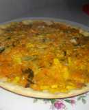 Tarta de zanahoria, puerro y choclo!