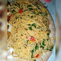 Italian Chicken Spaghetti A picture of Italian Chicken Spaghetti.