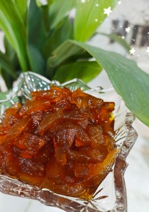 عکسی از دستور مربای پوست هندوانه