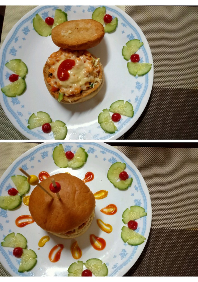 સફેદ બિન્સ બર્ગર રેસીપી મુખ્ય ફોટો