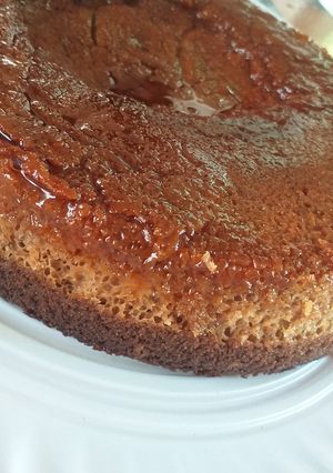 Una foto de Pastel imposible / Chocoflan