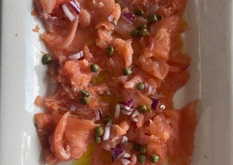 Simple Way to Prepare Perfect Carpaccio de saumon