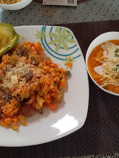 Una foto de Arroz ranchero casero