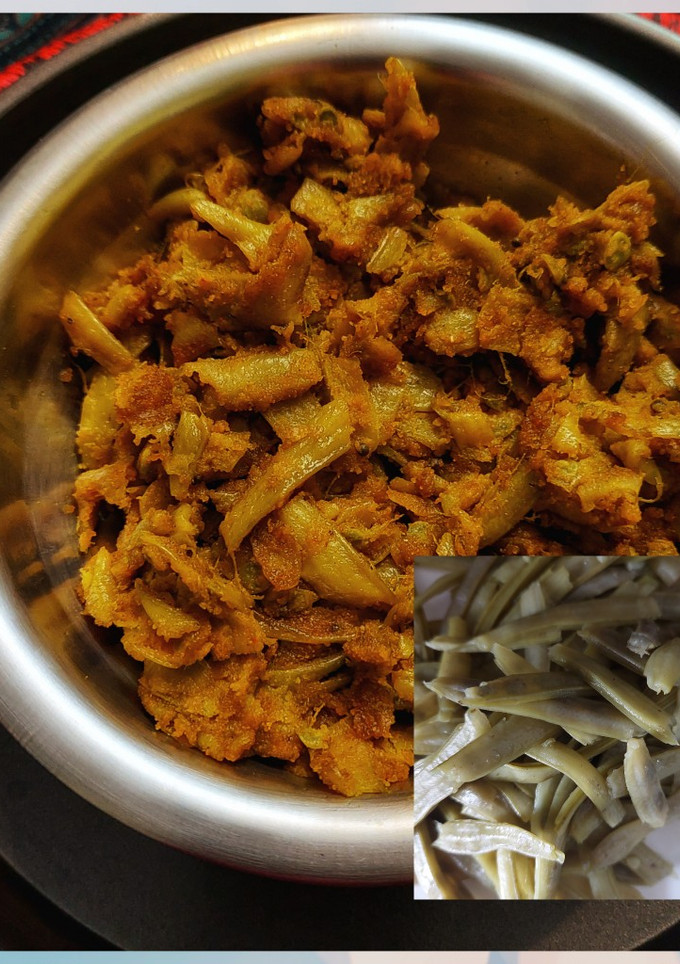 बेसन वाली ग्वारफली की सब्जी (besan wali gwarfalli ki sabzi recipe in Hindi) रेसिपी मुख्य फोटो