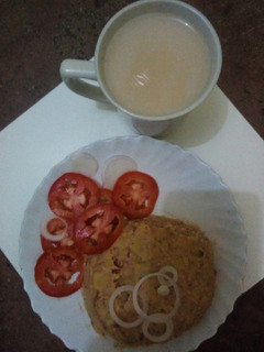 A picture of Matoke in groundnut sauce.
