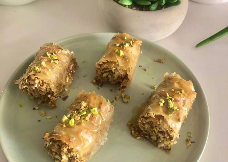 Comment Cuisiner Baklawa roulés