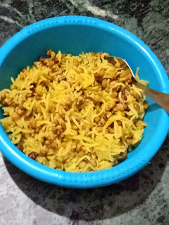 A picture of Moong dal khichdi.