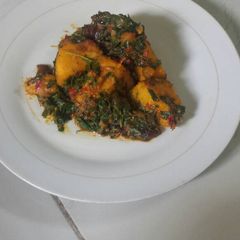 A picture of Simple porridge yam.