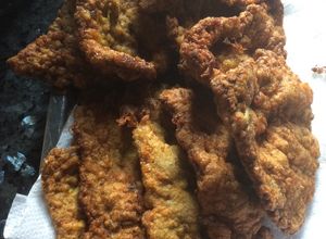 Una foto de Apto para celiacos. Milanesas marinadas con harina de arroz