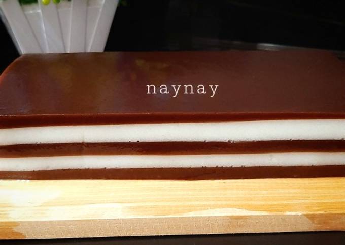 Cara membuat Puding Lapis Cokelat Susu Cara membuat Puding Lapis Cokelat Susu
