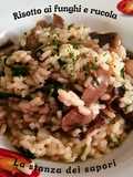 Risotto ai funghi e rucola
