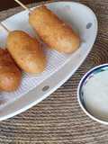 Banderillas de salchichas o queso