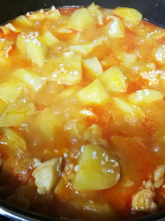Una foto de Patatas con bacalao y arroz