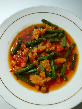 Langkah Gampang Menyiapkan Resep Tumis Tempe Kacang Panjang Balado yang Lezat Sekali Anti Ribet, Mantap