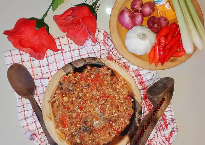 Resep Kandas Sereh Sambal Kandas Khas Dayak Oleh Momsqueenkitchen Cookpad