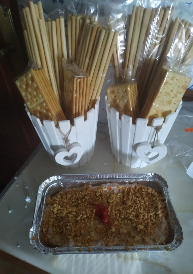 Una foto de Paté mermelada de pimientos, cebolla caramelizada y pota