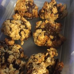 A picture of Choc chip cookies.