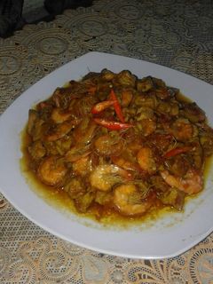 Foto resep Udang tahu asam manis
