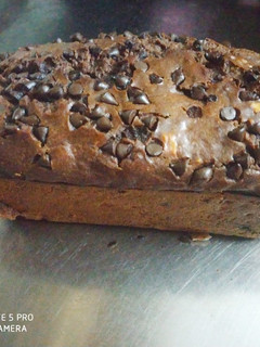 A picture of Chocolate banana bread.