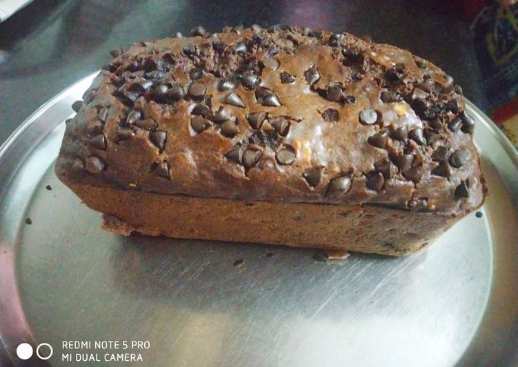 Recipe of Super Quick Homemade Chocolate banana bread