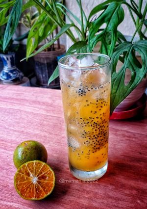 Foto resep Es Jeruk Selasih