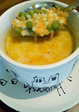 Tejes borsóleves recept fotója
